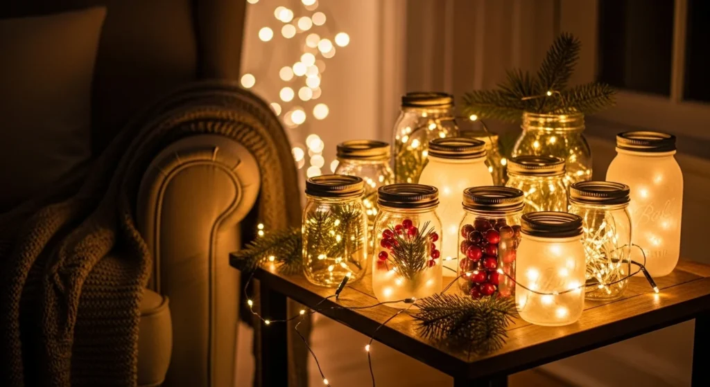 20 Creative Christmas DIY Mason Jar Ideas That Light Up Any Corner