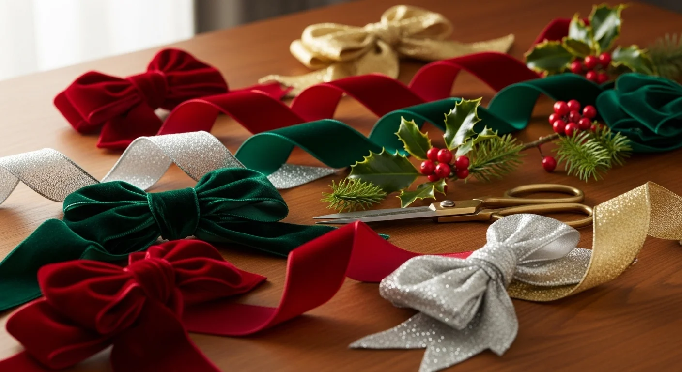 23 Luxe Christmas DIY Ribbon Bows That Look Boutique-Made