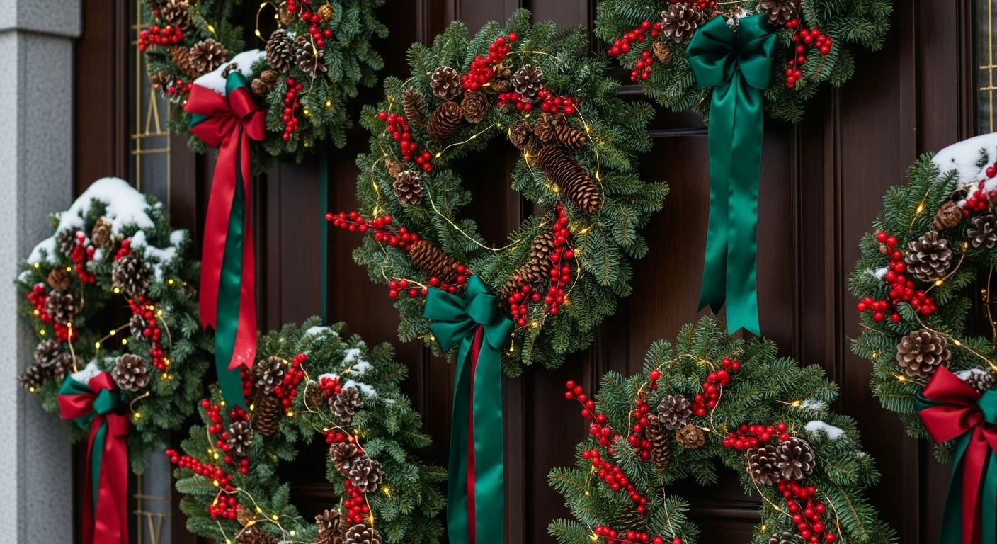 25 Elegant Christmas DIY Wreaths That Instantly Elevate Your Entry
