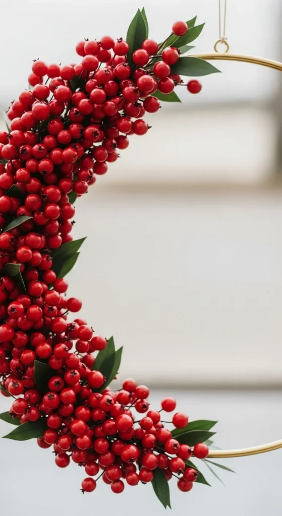 Berry Cluster Half-Wreath