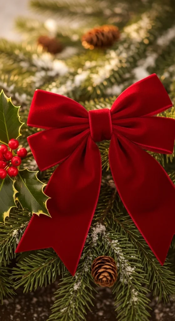 Classic Velvet Double Bow