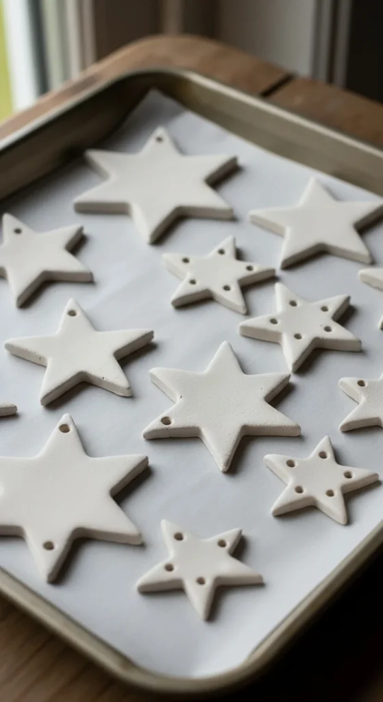 Clay Star Ornaments