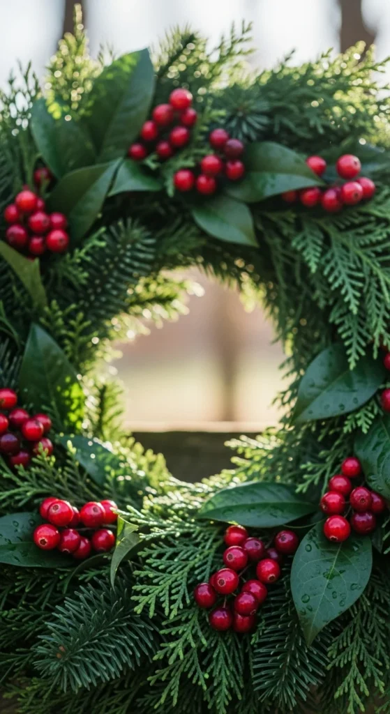 Cranberry and Greenery Mix