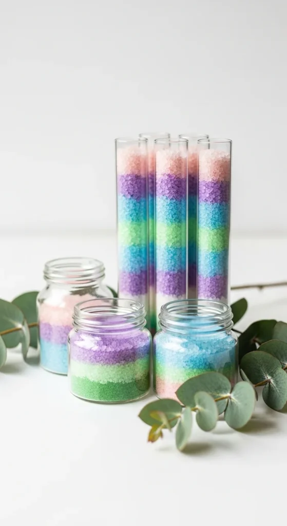 DIY Bath Salt Tubes