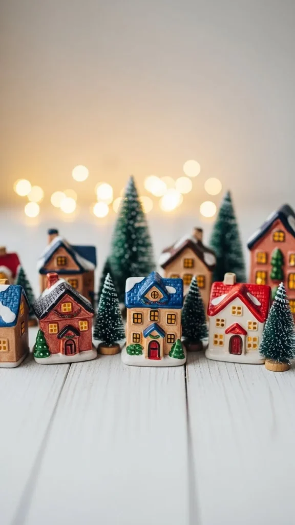 DIY Christmas Snow Village