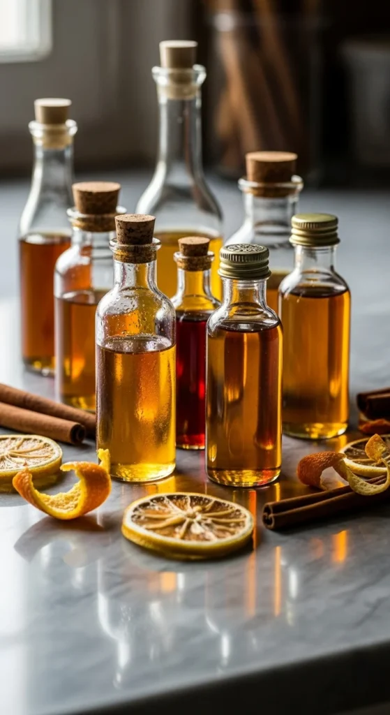 DIY Flavored Syrup Bottles