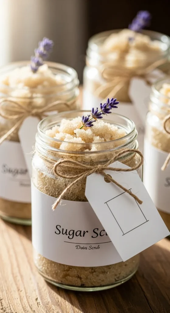 DIY Sugar Scrub Jars