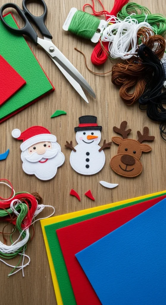 Felt Christmas Characters