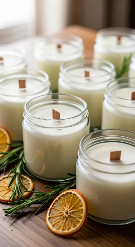 Homemade Scented Soy Candles