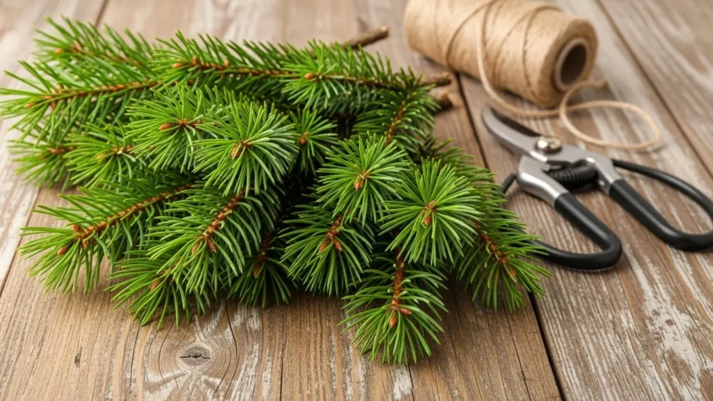 How to Build Fresh DIY Christmas Pine Garland That Smells Amazing