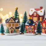 How to Create a DIY Christmas Snow Village Using Dollar Store Items