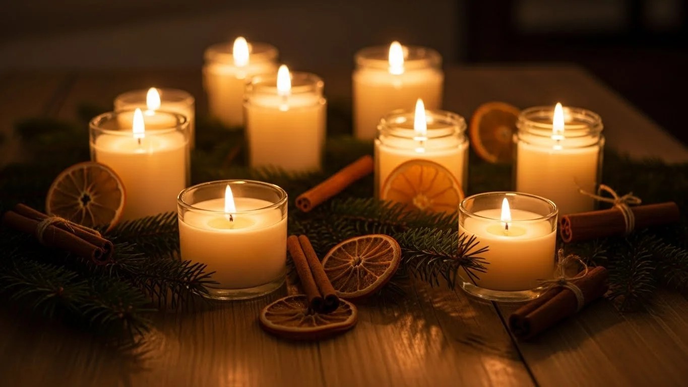 How to Make Handmade Christmas Candles With Cozy Holiday Scents
