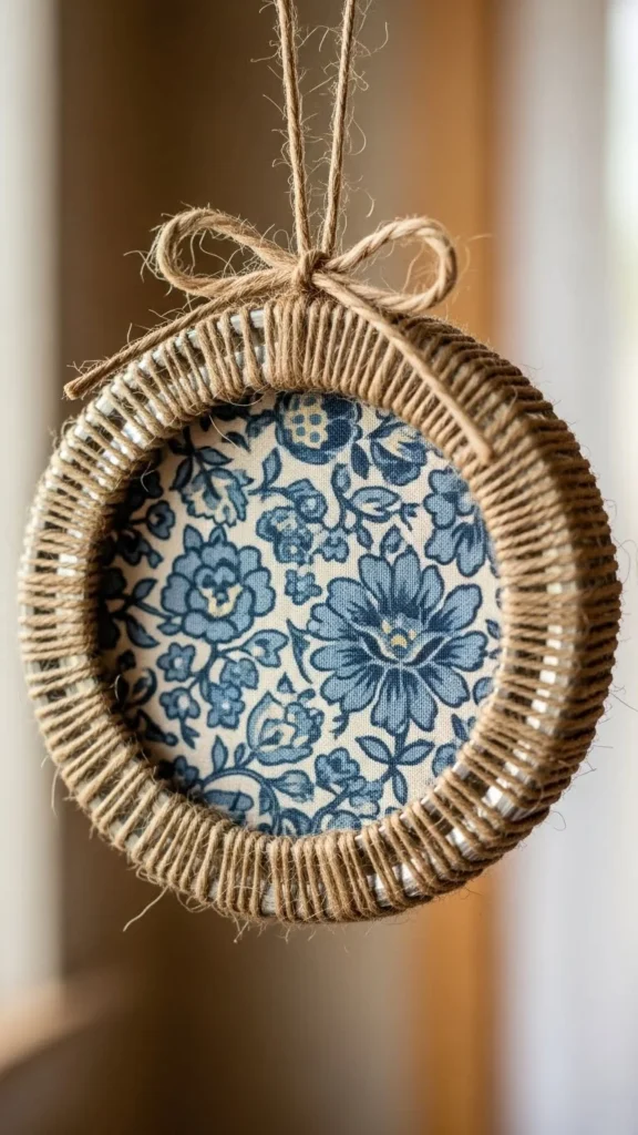 Mason Jar Lid Ornaments
