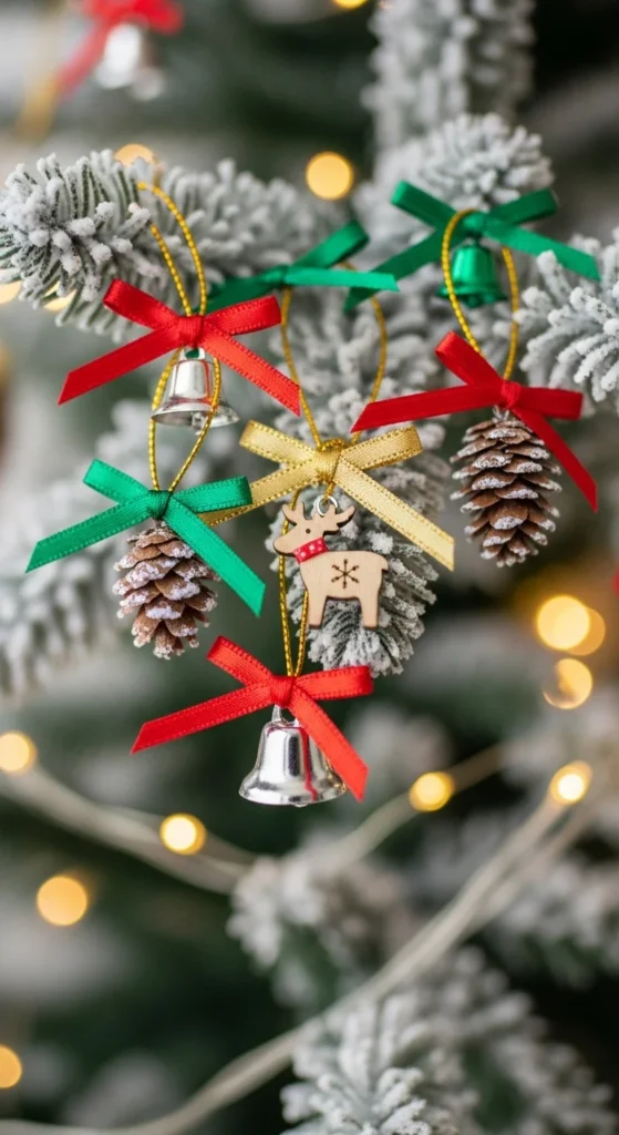 Mini Ribbon Bows for Ornaments