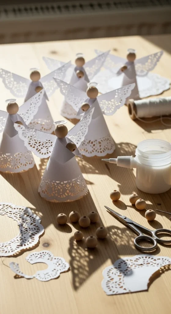 Paper Doily Angels