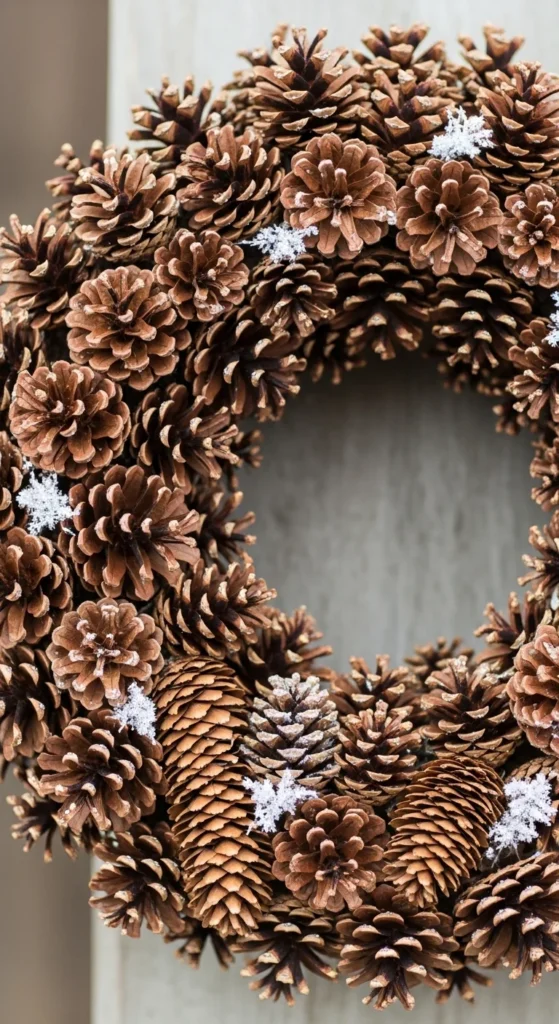  Pinecone Winter Wreath