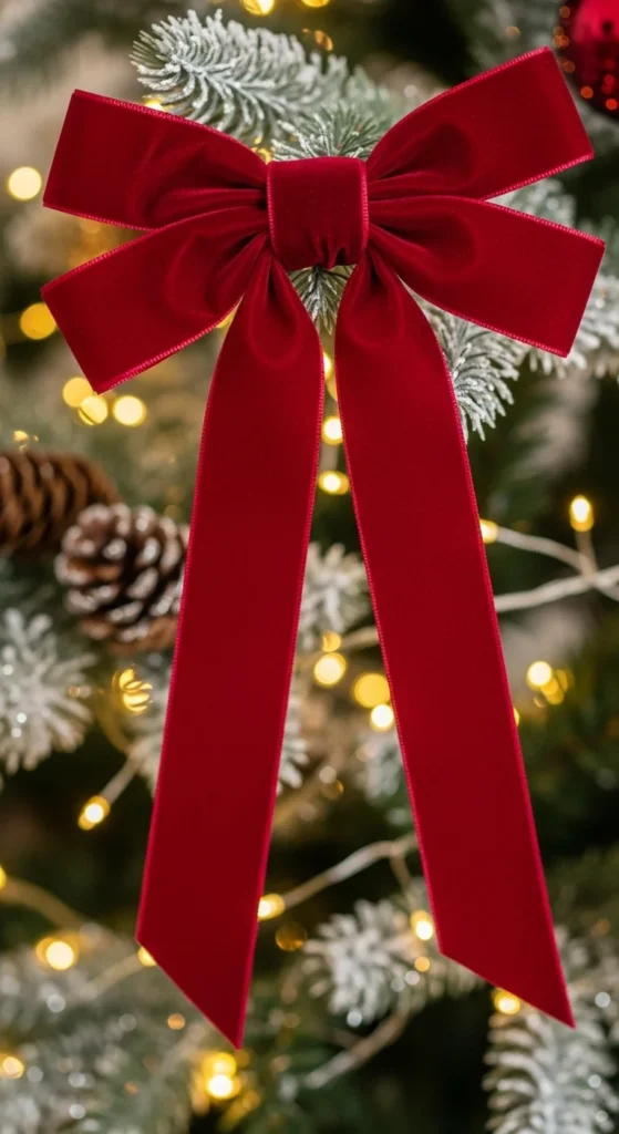 Ribbon Bow Ornaments