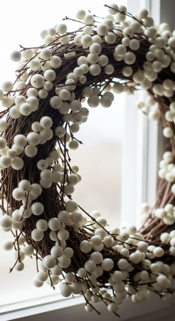 White Winter Berry Ring
