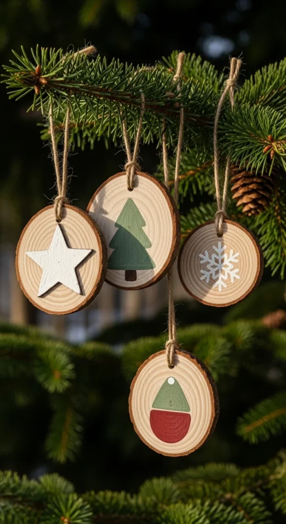 Wood Slice Ornaments