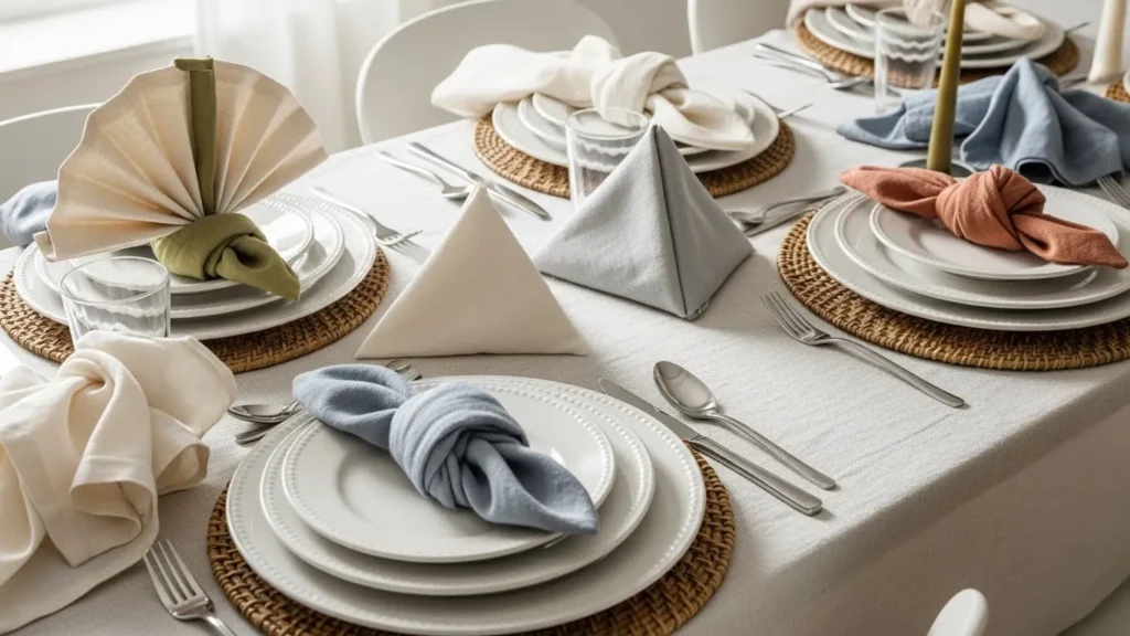 22 Creative Napkin Ideas That Boost Table Aesthetic