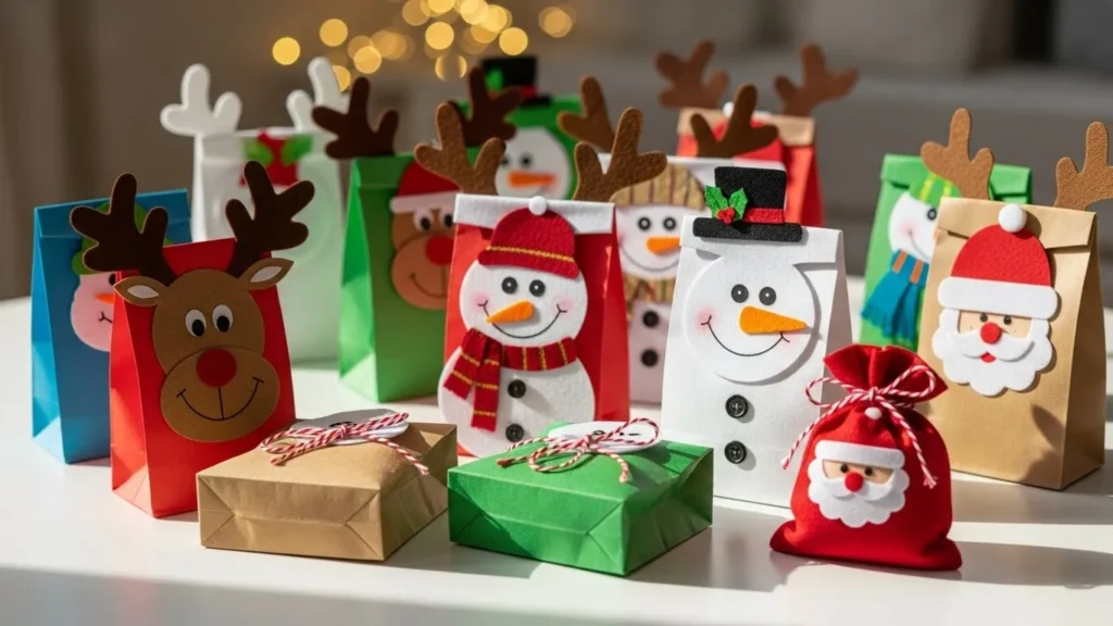 23 Creative Christmas DIY Treat Bags That Kids Can’t Resist