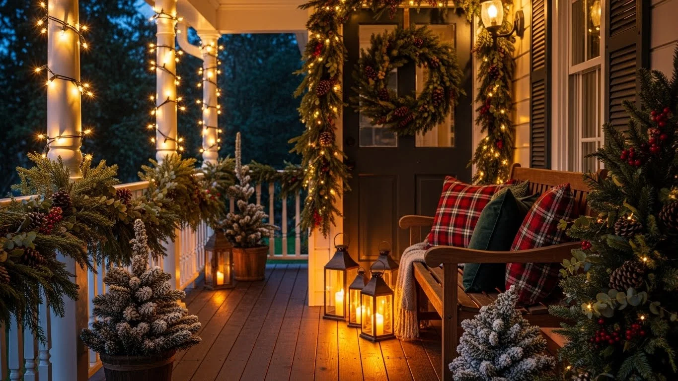 27 Cheerful Christmas DIY Porch Decor That Welcomes Everyone Warmly