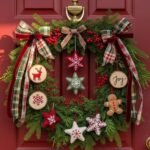 27 Cute Christmas DIY Door Hangers That Add Instant Cheer