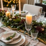 27 Trendy Christmas DIY Table Runners That Elevate Any Tablescape