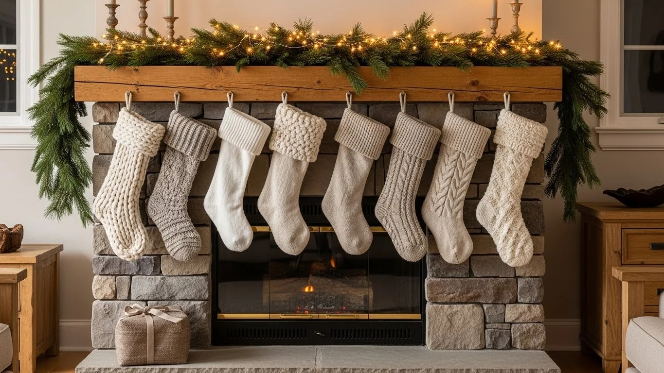 28 Cozy Christmas DIY Stockings That Upgrade Your Fireplace