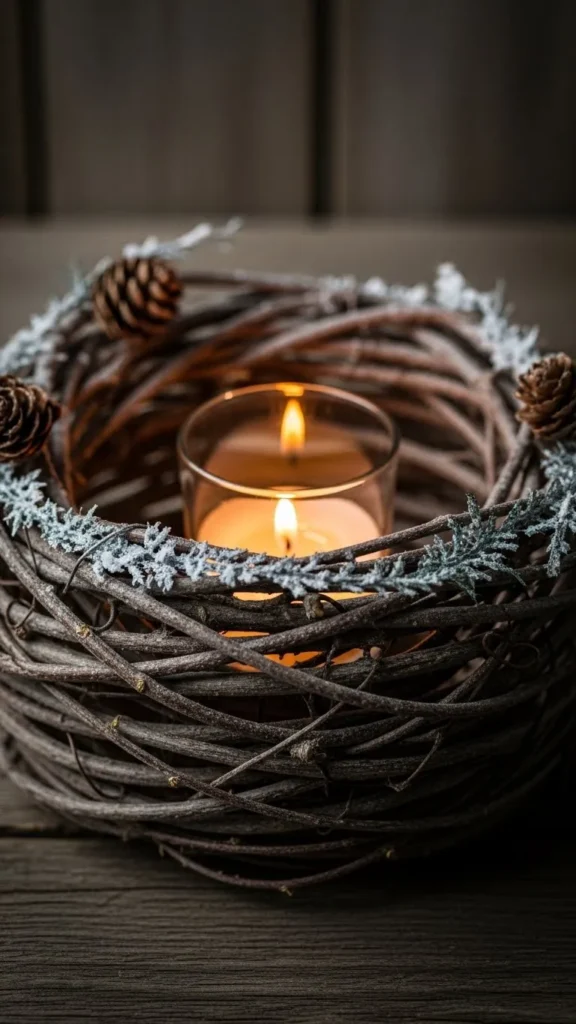 Branch Ring Candle Base