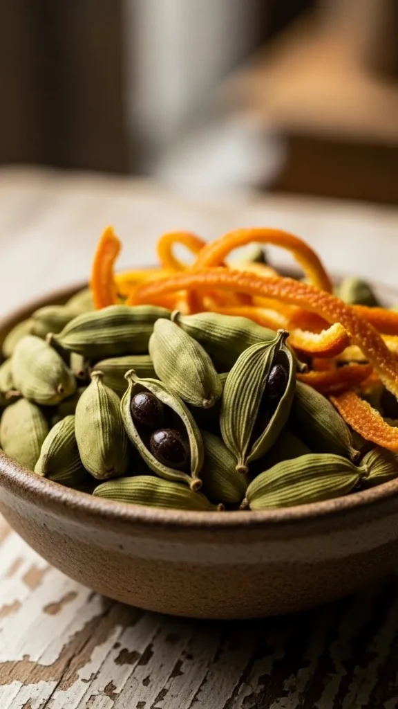 Cardamom Pod and Orange Peel Mix
