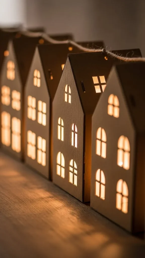 Cardboard House Village Banner