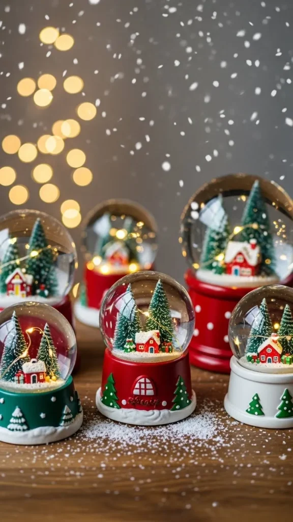 Christmas DIY Snow Globes