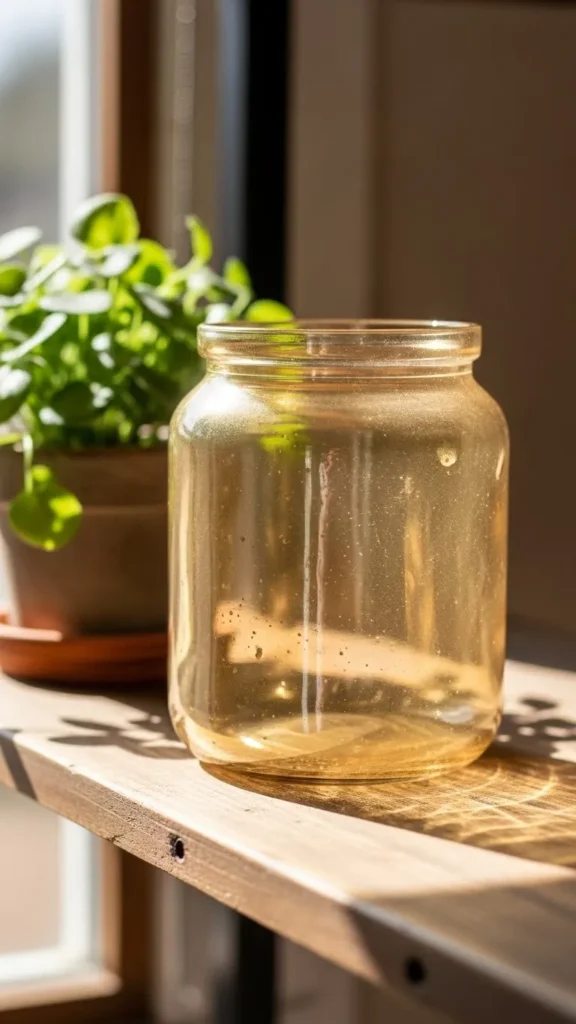 Classic Brushed Gold Jar