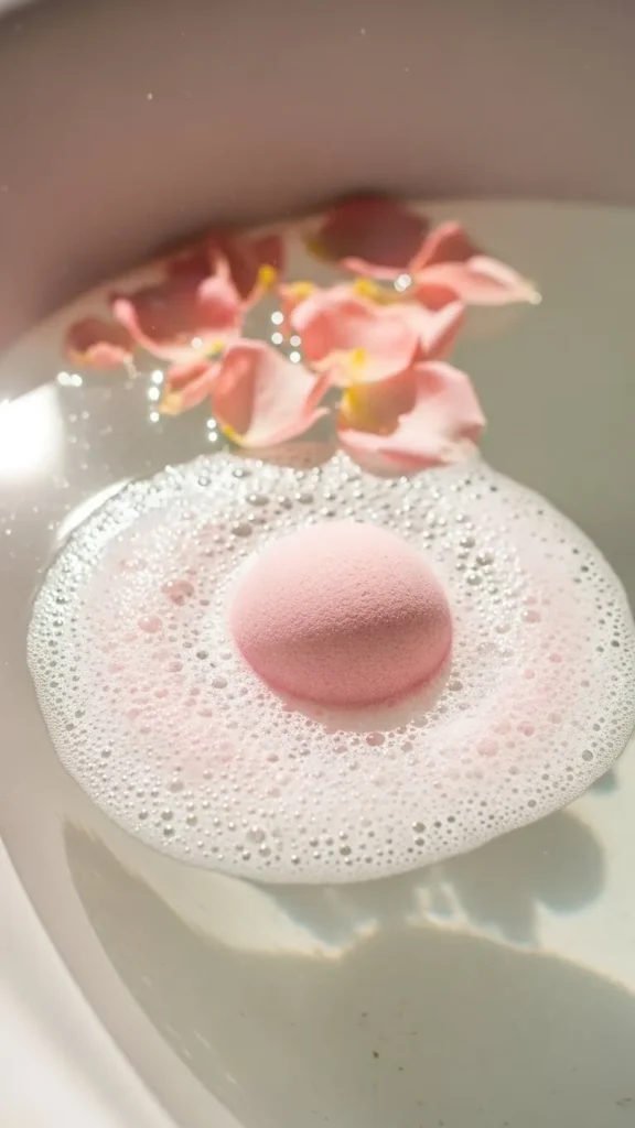 Classic Pale Pink Rose Bath Bomb