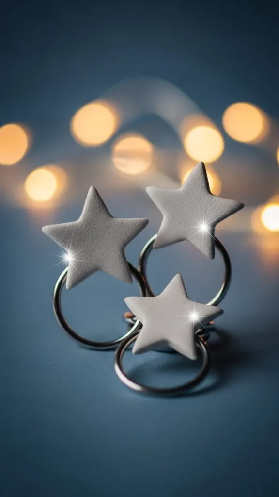 Clay Star Rings