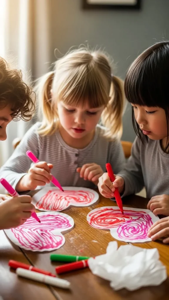 Coffee Filter Heart Art