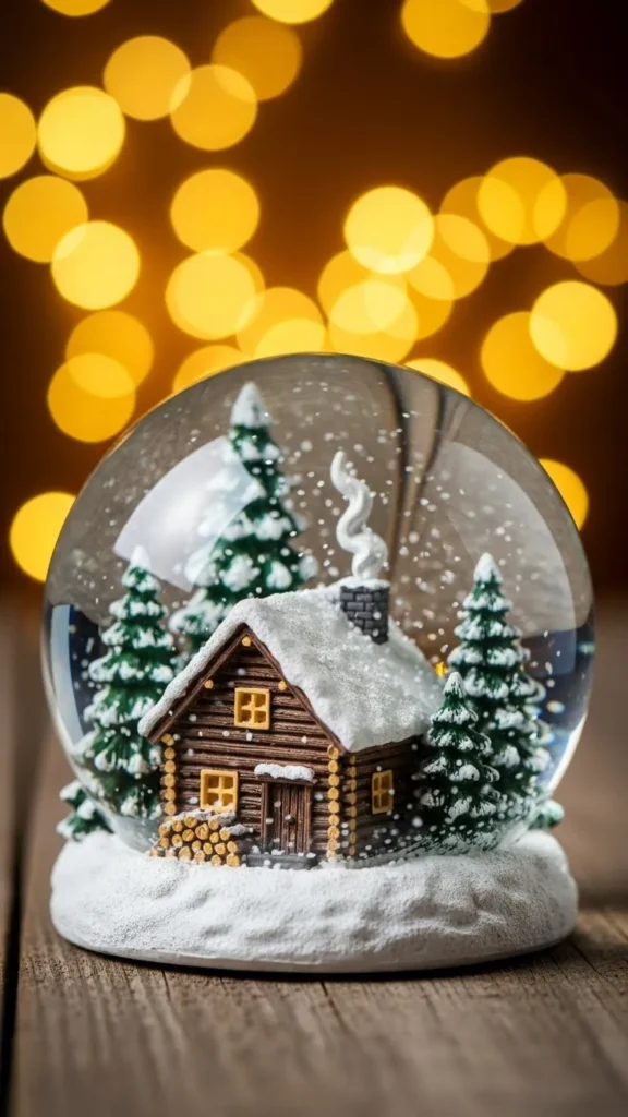Cozy Cabin Snow Globe