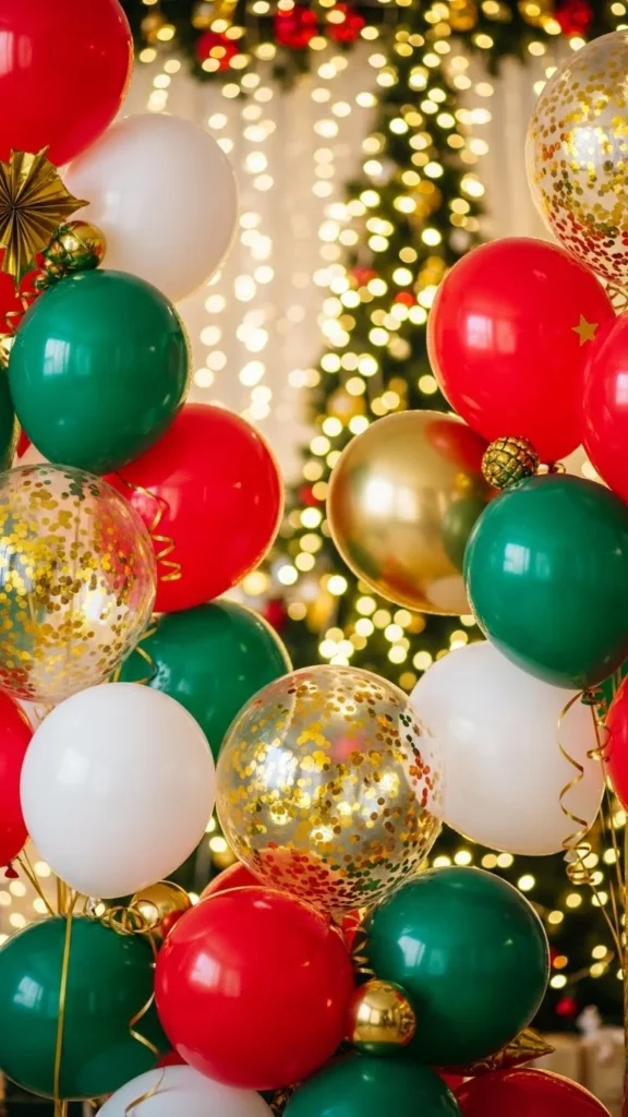 DIY Christmas Balloon Decor
