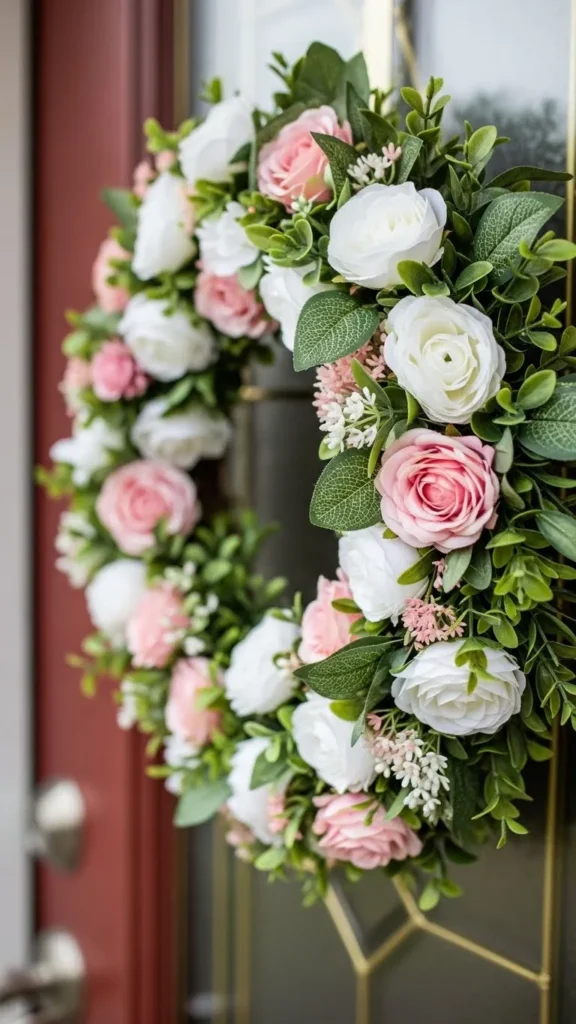 DIY Christmas Floral Wreath