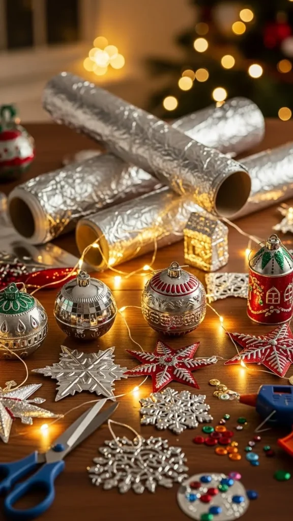 DIY Christmas Foil Crafts