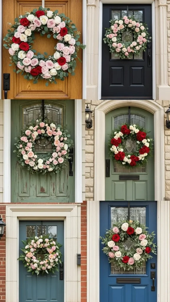 DIY Rose Wreaths