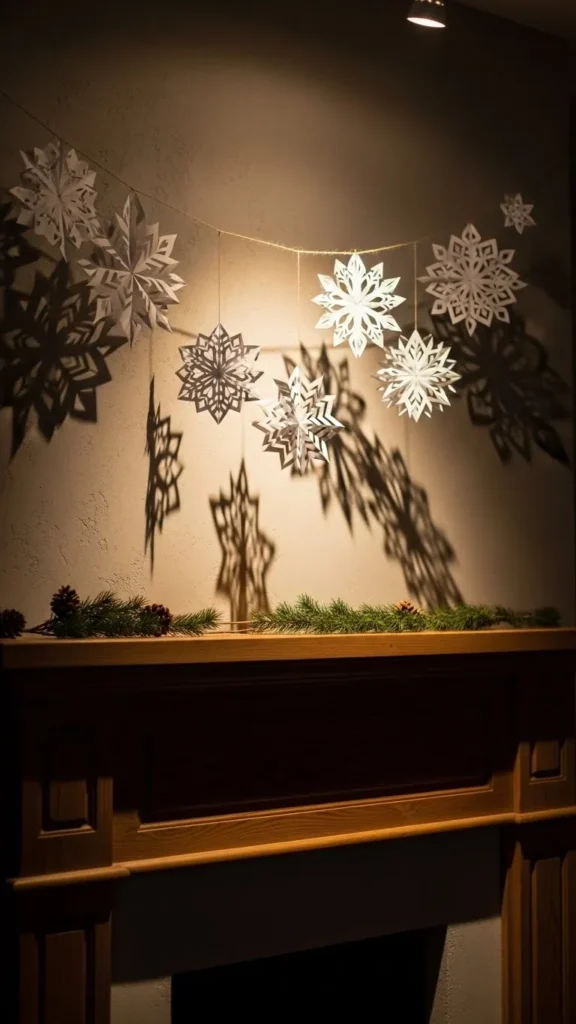 DIY Snowflake Garland