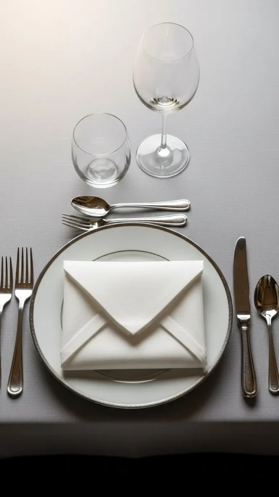Envelope Fold Napkins