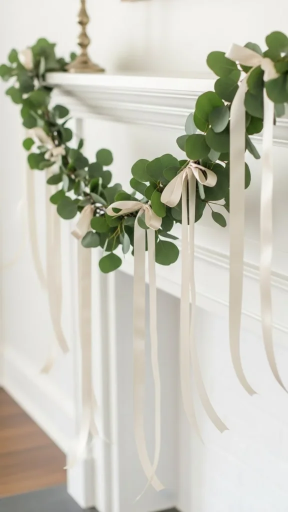 Eucalyptus & Ribbon Garland