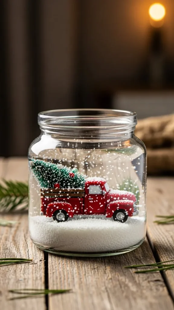 Farmhouse Truck Snow Globe