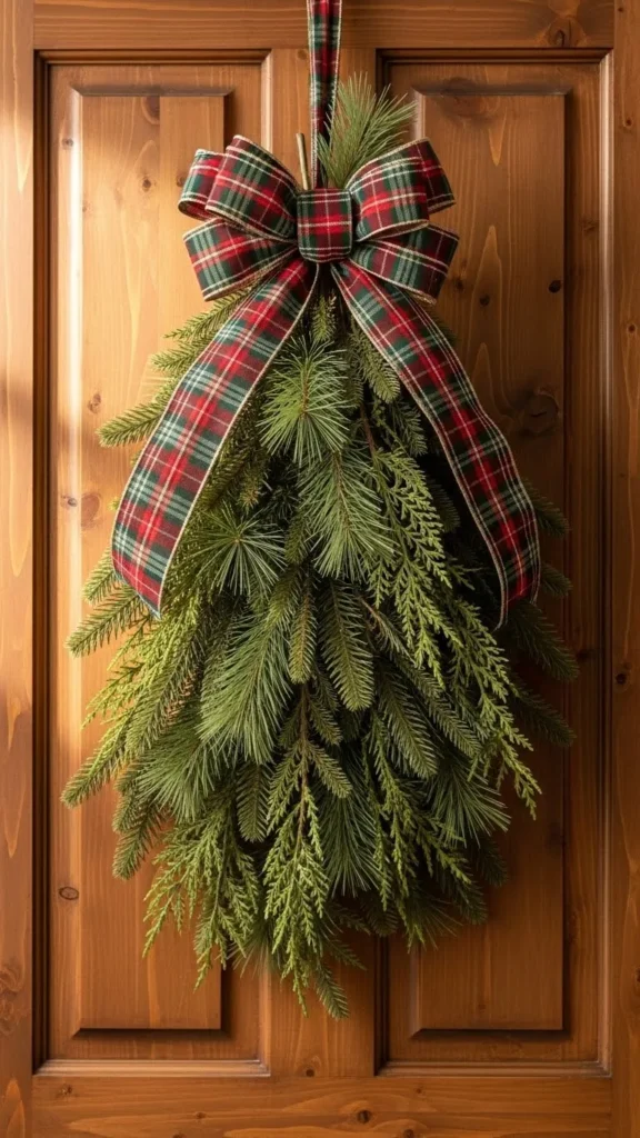 Faux Evergreen Hanging Spray