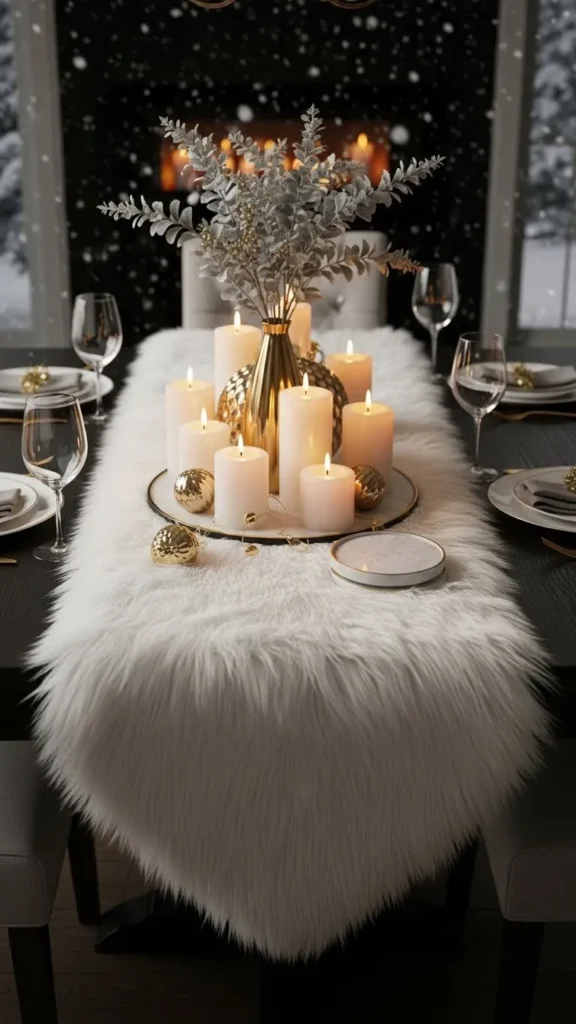 Faux Fur Winter Runner