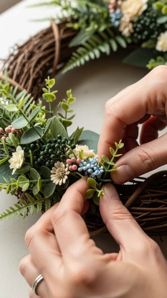 Fill Gaps With Greenery and Texture