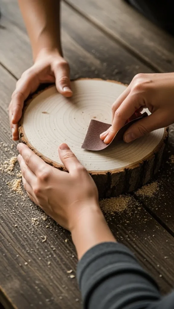 Gather and Prep Your Wood Slices